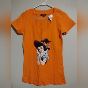 Custom made women's halloween themed tee